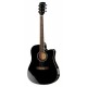 Chitara electro-acustica H&B D120CE BK