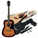 Pachet chitara acustica IBANEZ V50NJP-VS + accesorii