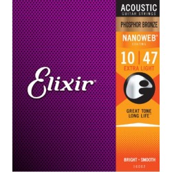 Corzi chitara acustica ELIXIR Nanoweb - 10-47