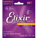 Corzi chitara acustica ELIXIR Nanoweb Custom Light 011-052