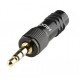 Conector Jack 3.5 mm Stereo, Filet HICON HI-J35S-SCREW-M