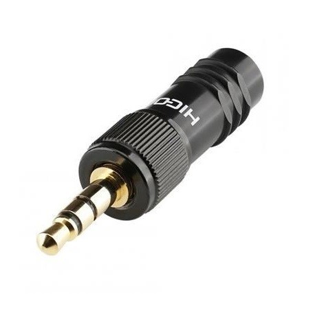 Conector Jack 3.5 mm Stereo, Filet HICON HI-J35S-SCREW-M