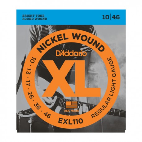 Corzi chitara electrica D'Addario EXL110 Regular Light 010-046