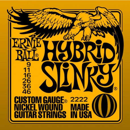 Corzi chitara electrica Ernie Ball Hybrid Slinky 009-046