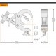 Colier prindere GLOBAL TRUSS 48-51/30/250kg 5073-1