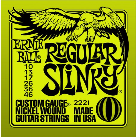 Corzi chitara electrica Ernie Ball Regular Slinky 010-046
