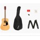 Pachet chtara acustica Fender FA-115 Dreadnought