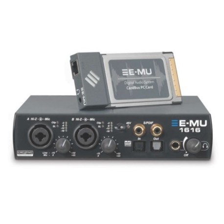 Interfata audio E-MU 1616 pentru laptop