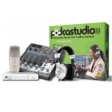Set inregistrari BEHRINGER Podcastudio Firewire