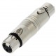 Adaptor XLRf3-XLRf3 NEUTRIK NA3FF