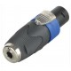 Adaptor Speakon-Jf mono 6,3mm NEUTRIK NA4LJX
