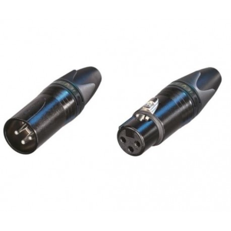 Pereche conectori XLR NEUTRIK NC3MXX-BAG + NC3FXX-BAG