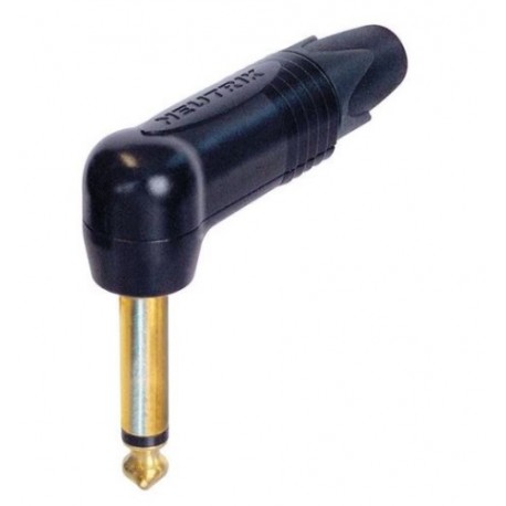 Conector jack 6.3mm 2 poli 90º NEUTRIK NP2RX-B