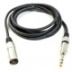 Cablu Adam Hall 3star - XLRm-6,3Jst 3m K3BMV0300