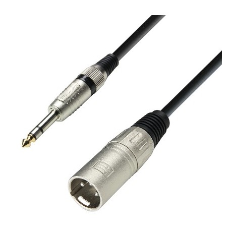 Cablu Adam Hall 3star - XLRm-6,3Jst 3m K3BMV0300