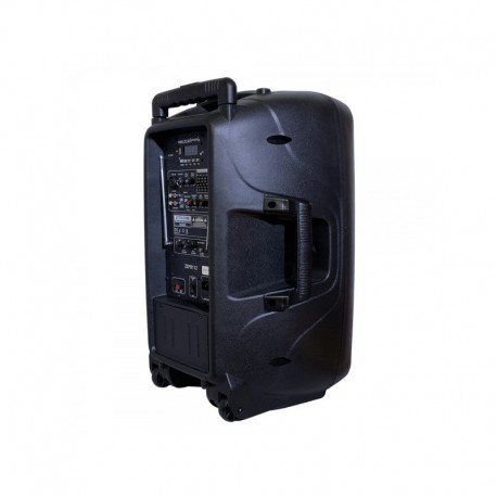 Boxa activa 12¨cu baterie, mp3 player,  2 microfoane wireless, ZZPB112