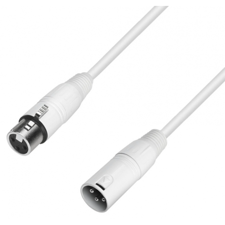 Cablu xlr-xlr Adam Hall 4 Star 5m alb