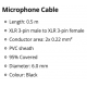 Cablu xlr-xlr CORDIAL EM 0,5 FM