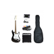 Set Chitara Electrica Flame ST BK