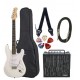 SET Chitara electrica H&B WH