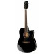Chitara electro-acustica H&B D120CE BK