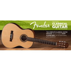 Set chitara clasica Fender FC-100